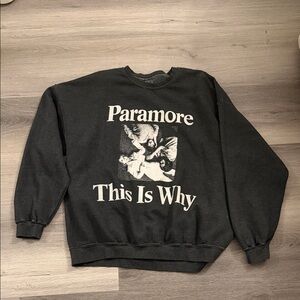 Urban Outfitters Black Graphic Crewneck Sweater